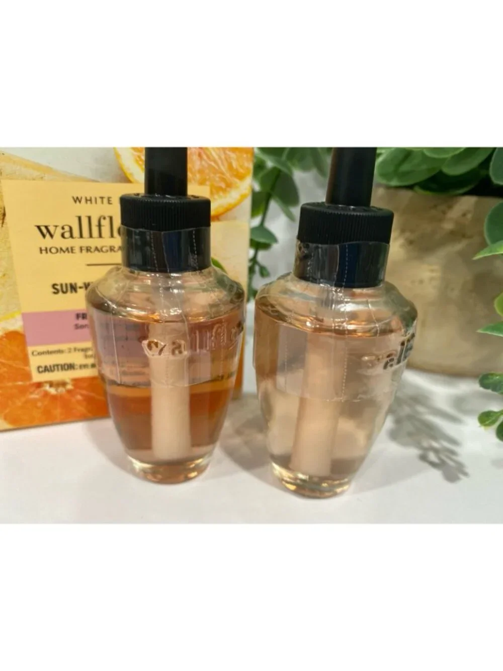 Bath & Body Works “Sun Washed Citrus” 2 New Wallflower Refills